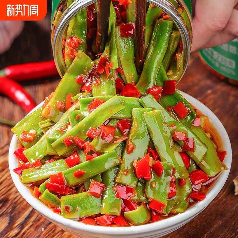 长沙特产剁椒贡菜香辣脆椒湖南辣椒酱下饭菜咸菜榨菜拌饭拌面即食