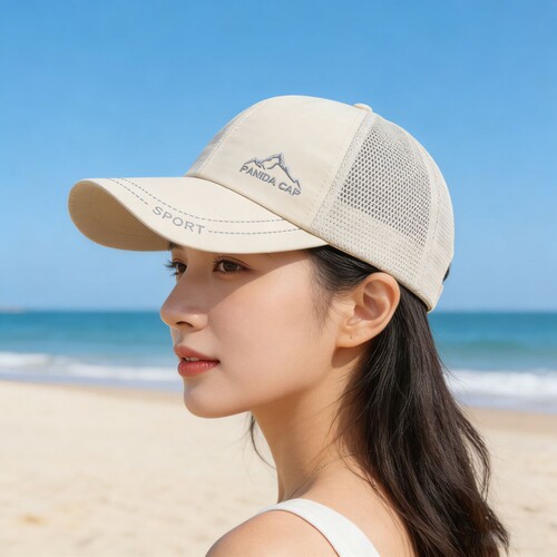 帽子女款2026防晒帽鸭舌帽遮阳帽棒球帽透气硬顶折叠白色休闲黑色