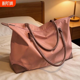 短途旅行包行李袋女大容量运动健身包便携手提包超大待产包收纳袋