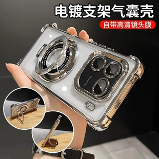 磁吸支架适用IQOO15手机壳13新款12pro气囊Z10T防摔iqooneo9spro保护套Z9Turbo透明z9x硅胶Neo8全包7SE软男女