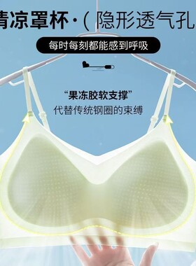超薄凉感冰丝无痕美背内衣