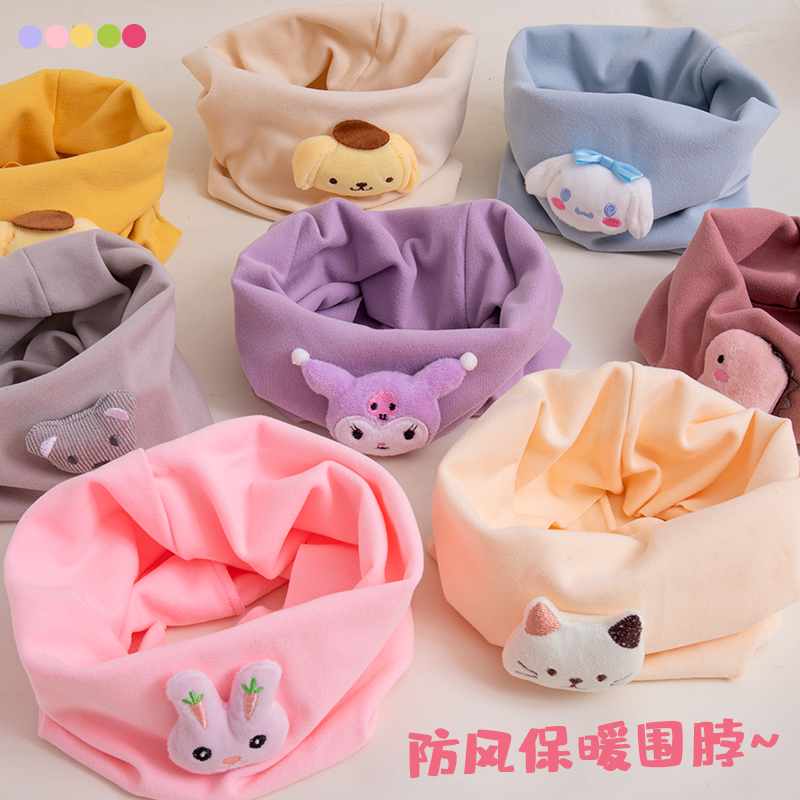 儿童围巾可爱兔子男女童脖套