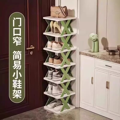 鞋架家用门口多层爆款宿舍简易小窄入户门鞋柜收纳出租房置物架子