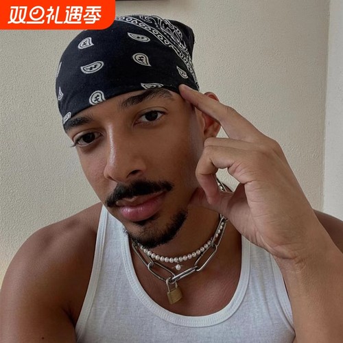 嘻哈花方巾男女适用|千人加购