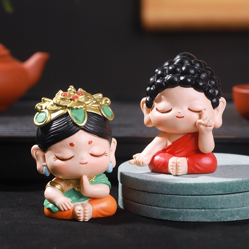 国潮福星小摆件家居车载桌面装饰