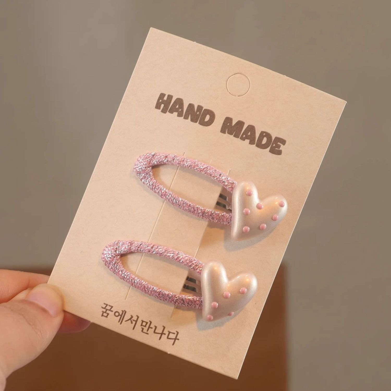 新款甜美儿童发夹韩系不伤发BB夹爱心高颜值刘海侧边女孩发卡发饰