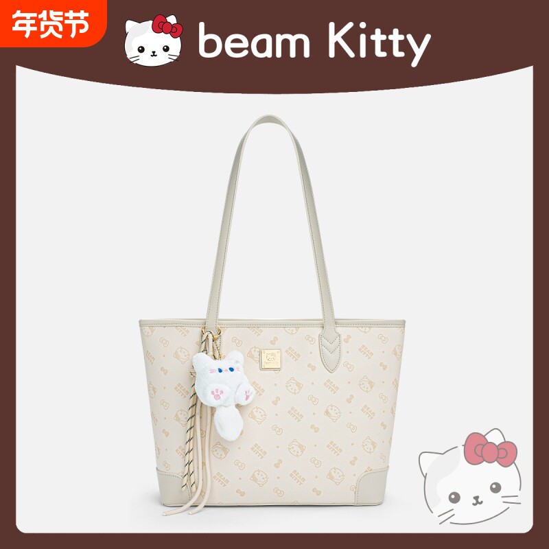 包包女包2025新款卡通印花托特包女大容量上课通勤休闲手提单肩包
