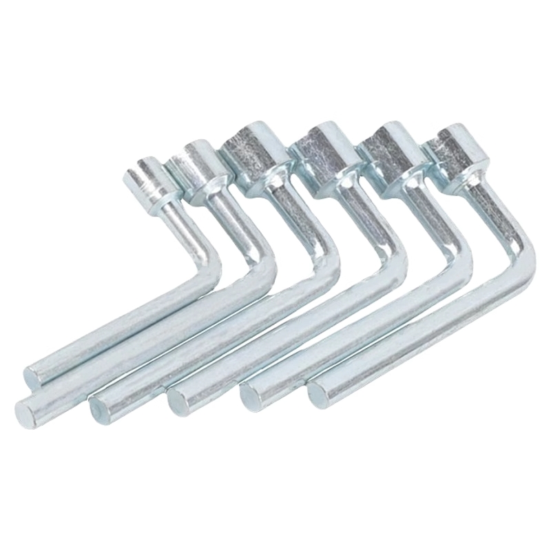 烟斗扳手L型7字套筒7mm 8 10号修车工具多功能外六角弯头穿孔套装