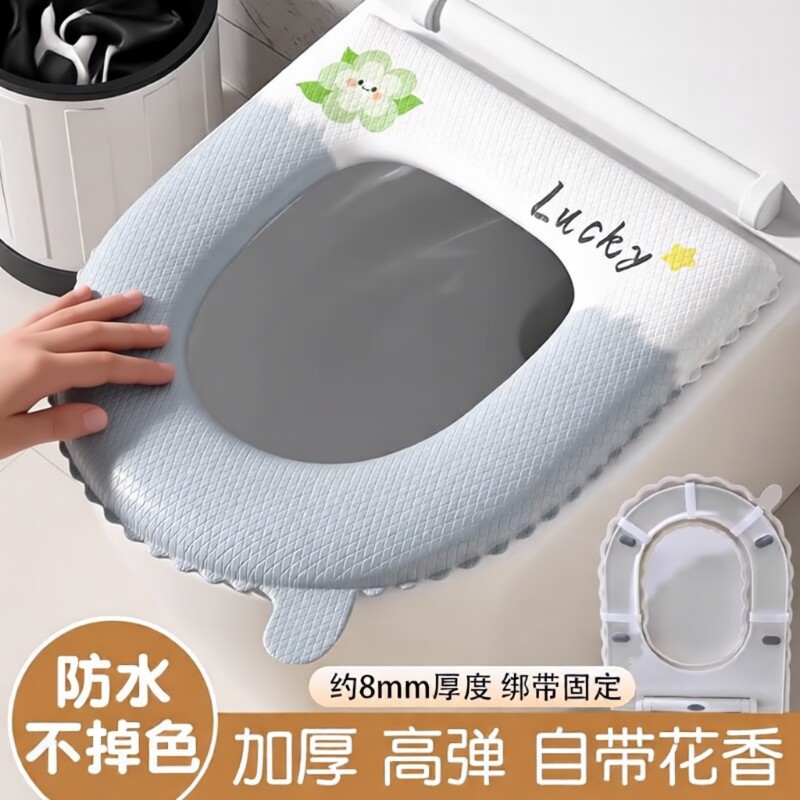 马桶坐垫四季通用2026新款EVA防水马桶垫家用免洗坐便器套座圈