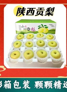 正宗梨子梨酥梨当季水果新鲜现摘陕西皇翠冠整箱青梨香梨雪梨脆甜