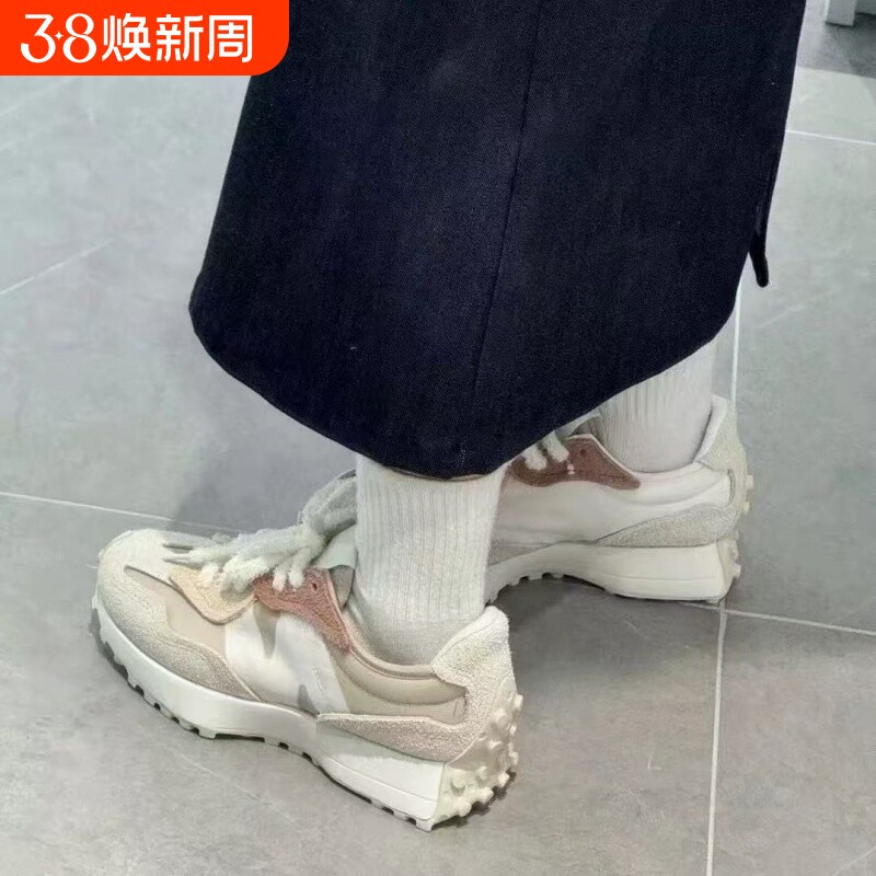 V头鞋327系列情侣鞋春夏复古跑步百搭轻便舒适透气运动休闲鞋