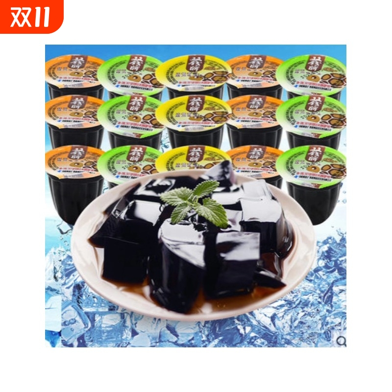 双钱红豆龟苓膏510g|千人加购