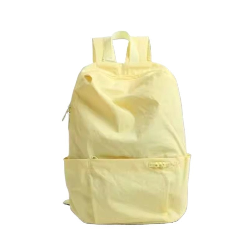 2026四季小背包黑色同款双肩包男女可爱旅游书包防水帆布绿色通勤