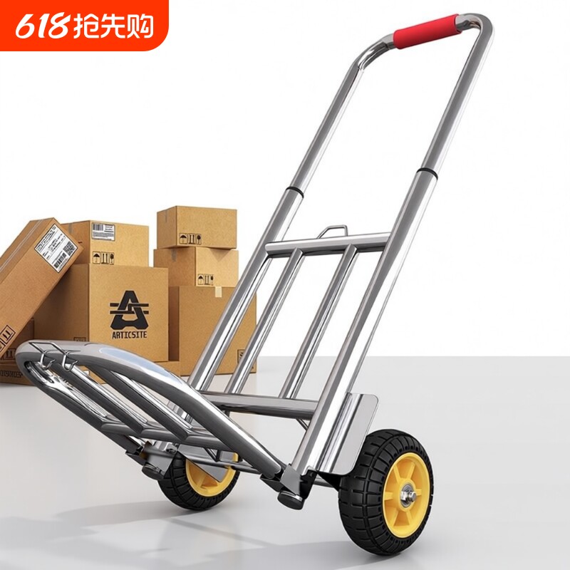 手拉车折叠搬运拖车家用购物拉货买菜G手推车神器便携行李小拉杆