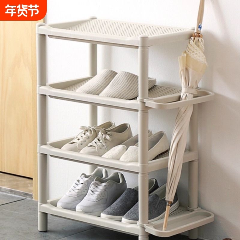 多层简易鞋架子防尘家用宿舍门口塑料组装现代简约客厅浴室拖鞋架