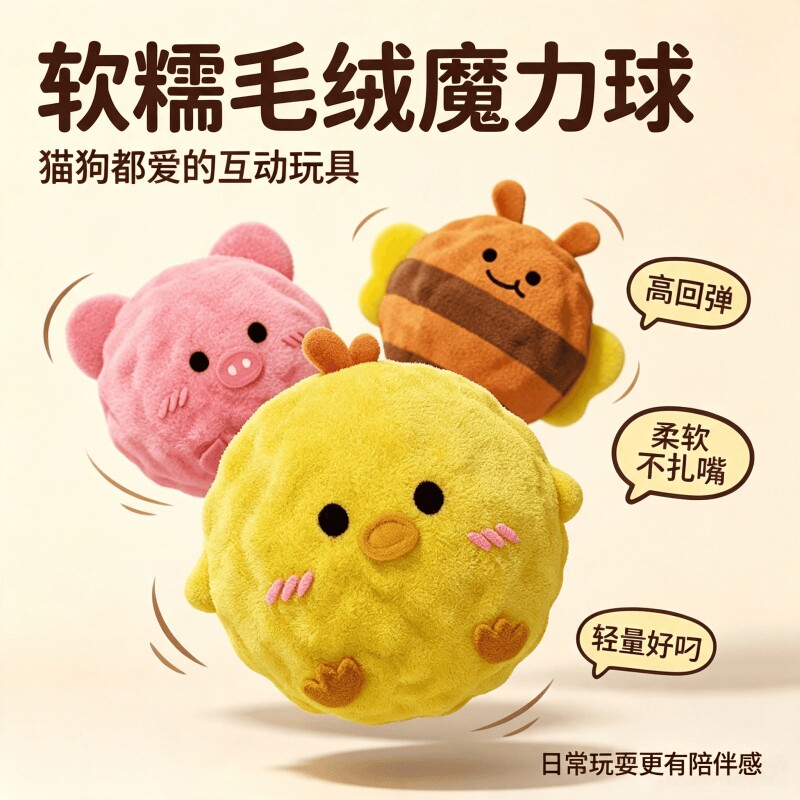 猫狗通用发声玩具柔软耐咬图片