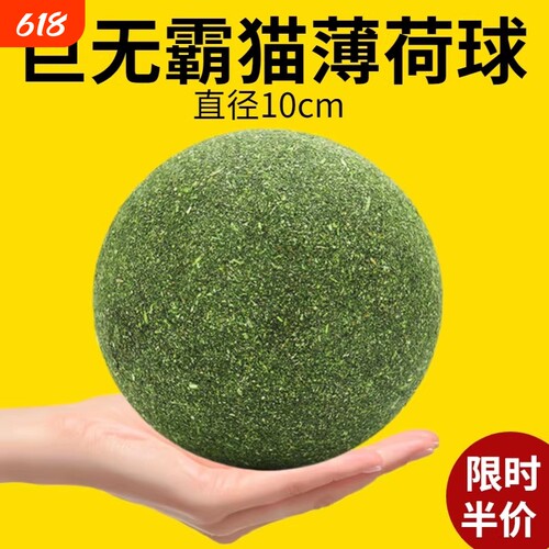 超大猫薄荷球猫零食玩具磨牙洁齿耐咬解闷神器c幼猫小猫自嗨舔舔