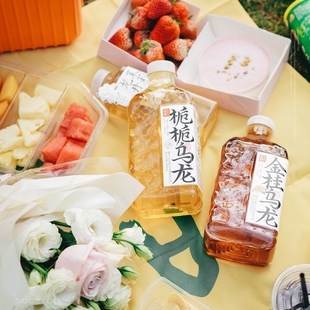果子熟了无糖茶饮料970ml金桂乌龙栀栀乌龙0糖饮料5月产 临期