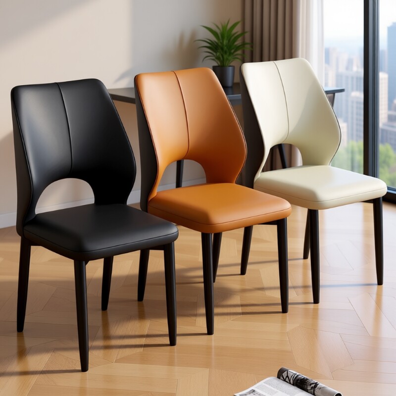 2025轻奢家用餐椅靠背椅新款高级感椅子餐桌椅麻将椅餐厅久坐客厅