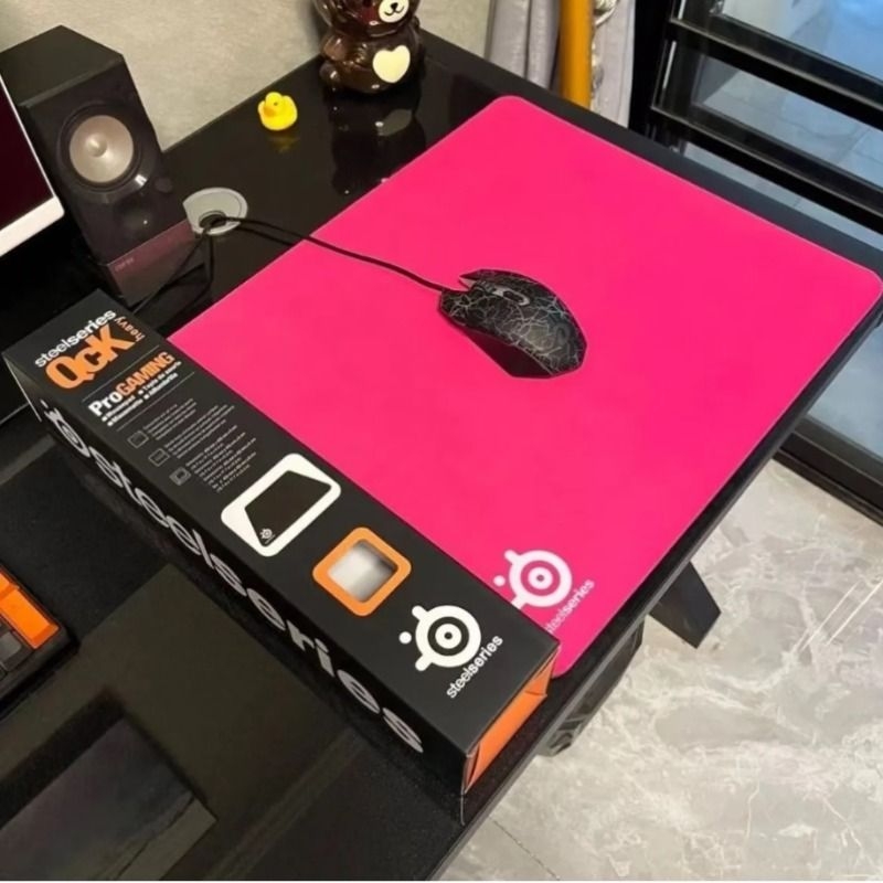 赛-睿平替Qck职业电竞游戏鼠标垫超大加厚防滑吃鸡FPS键盘垫桌垫