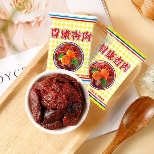 甘肃特产胃康杏肉无核蜜饯果脯蜜杏解馋酸甜小零食品小吃健康童年