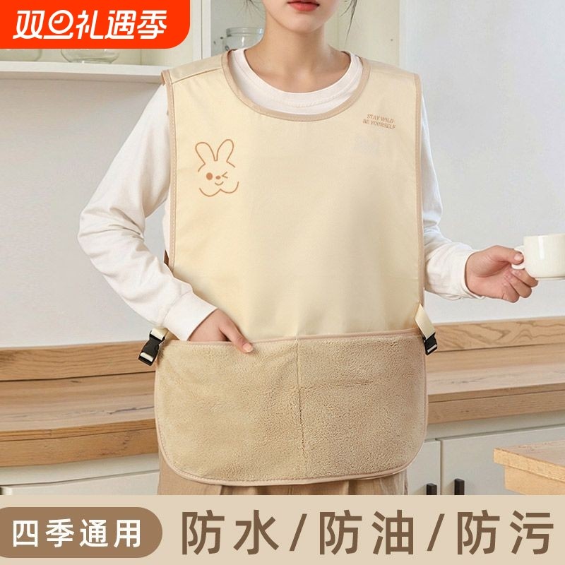 马甲围裙厨房家用做饭防水防油年轻款高颜值围腰坎肩女年轻款外穿