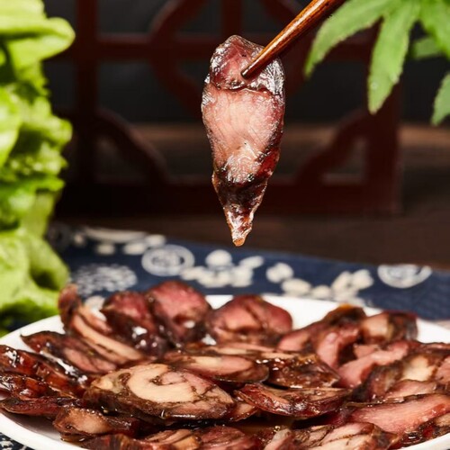 100%纯肉莱芜口镇香肠肉肠肉香四溢即食—始于清道光五香风干早餐