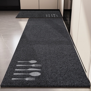 厨房地垫防滑防油可擦免洗垫子吸水脚垫防水长条地毯耐脏裁剪速干