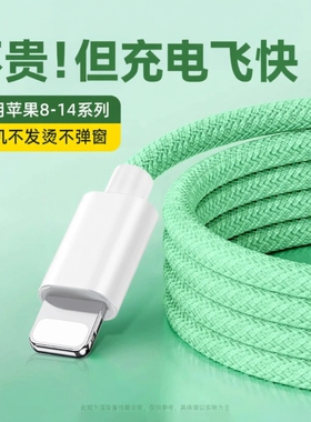 弎希 适用苹果数据线充电器线iPhone14promax13pro手机1211平板ipad快充usb车载PD30W编织8plus加长2米xr通用