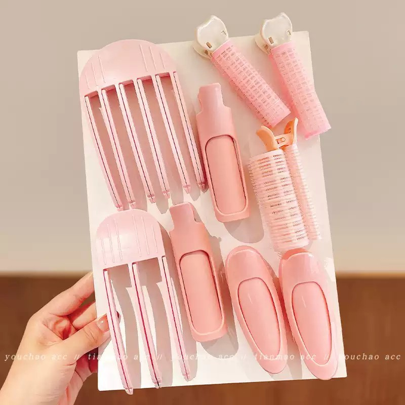 高颅顶神器风塑梳垫发根扁塌头发夹女懒人无痕自然蓬松夹定型头饰