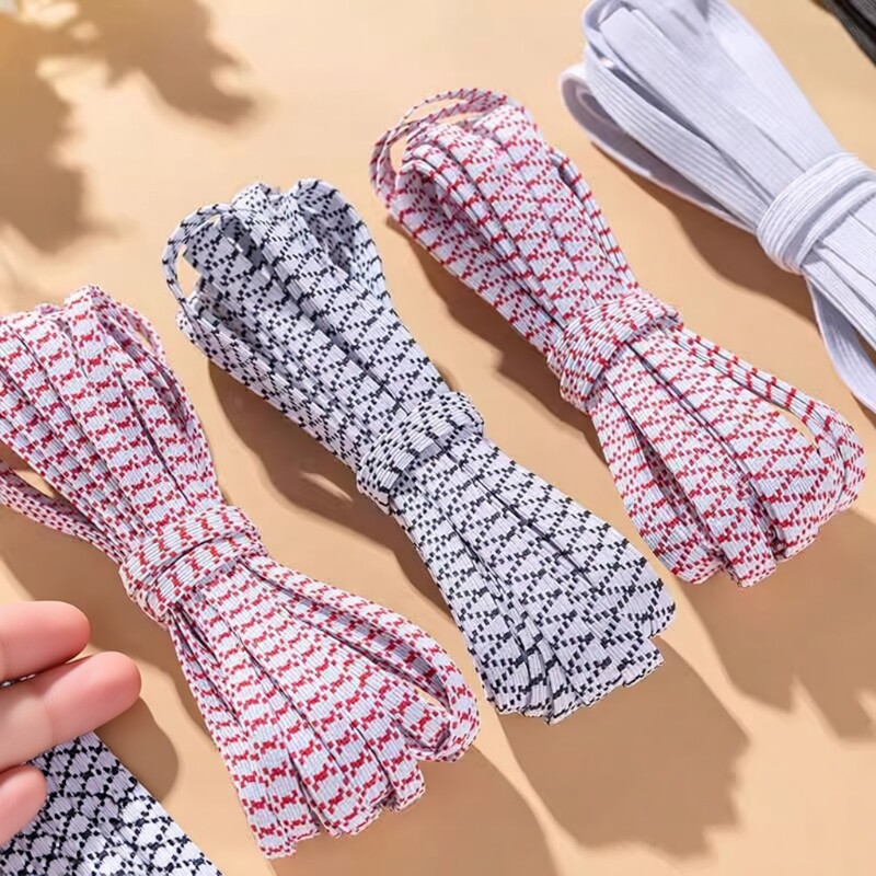 双层扁宽进口乳胶白色高弹力优质松紧带加厚扁裤子腰橡皮筋橡