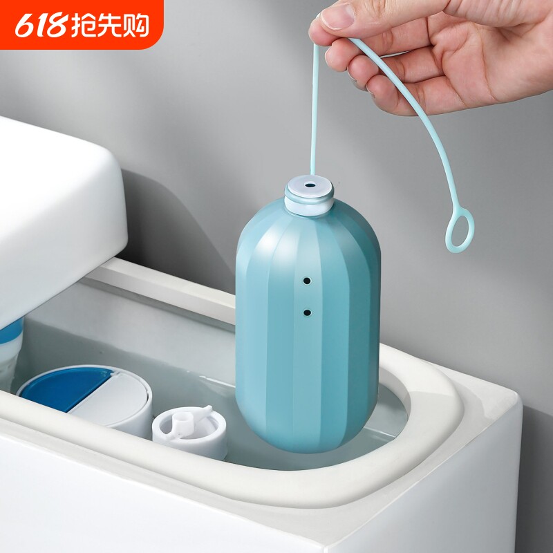 马桶清洁剂厕所除臭神器去异味蓝泡泡洁厕灵宝留香自动清香型强力