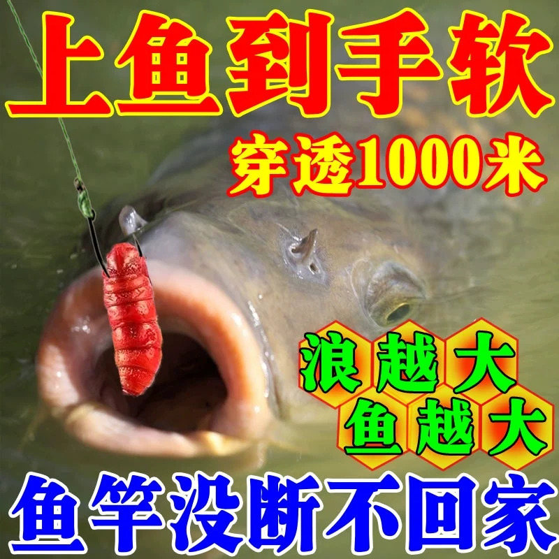 钓鱼饵料野钓专用血蚕通杀红虫饵