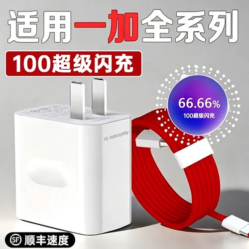 【官方正品】适用一加充电器100W