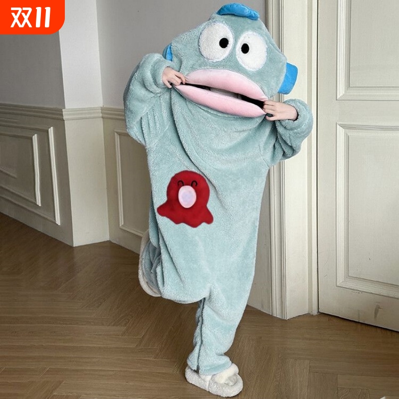 2025新款小丑鱼睡衣儿童连体