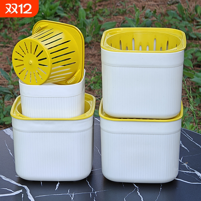 加厚环保北欧风懒人免浇水培花盆