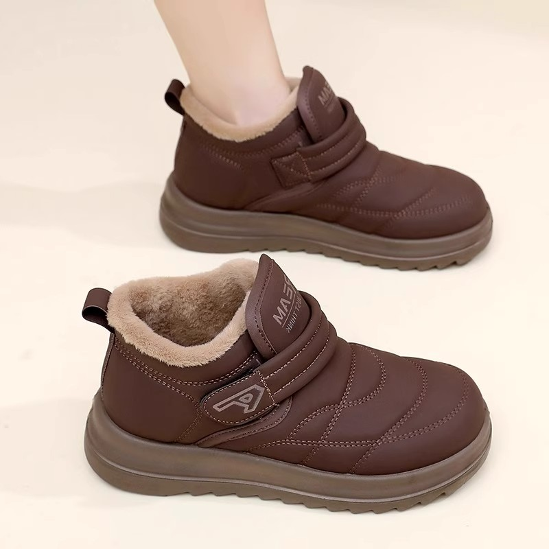 回力雪地靴女2025新款冬季老北京棉鞋女加绒防水妈妈保暖防滑棉靴