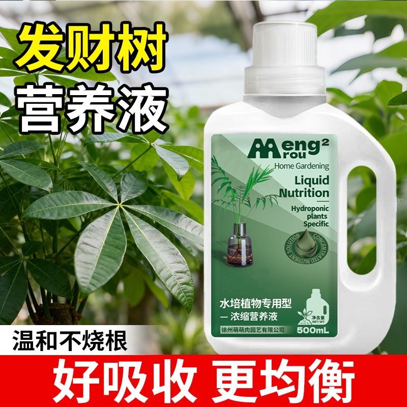 发财树营养液专用肥料浓缩活力素家用盆栽专治黄烂根养花氮磷钾