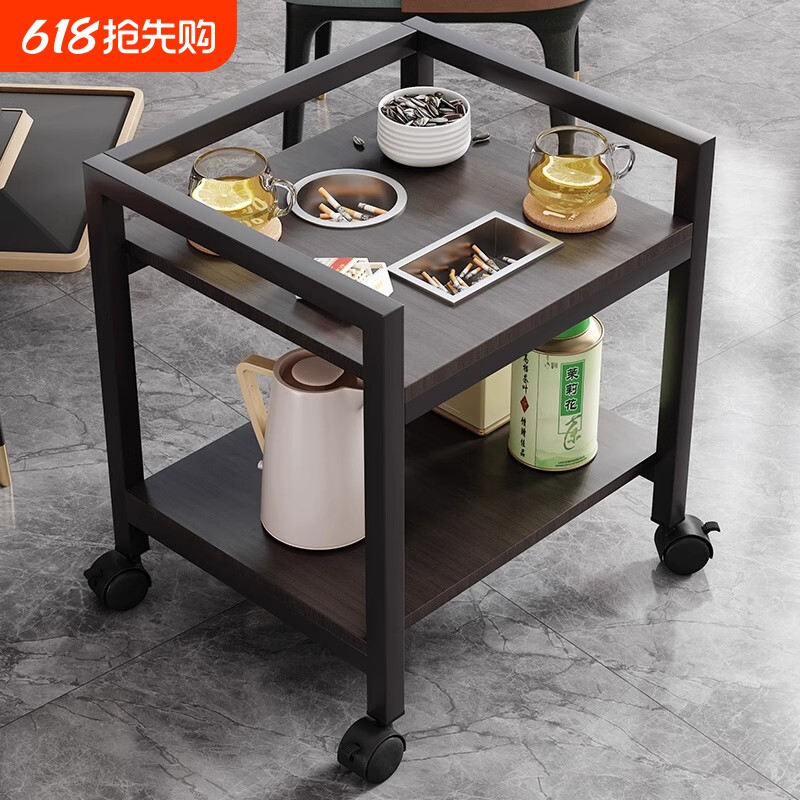 麻将桌棋牌室茶几茶水柜茶楼麻将机茶几专用茶水架子可移动小边几