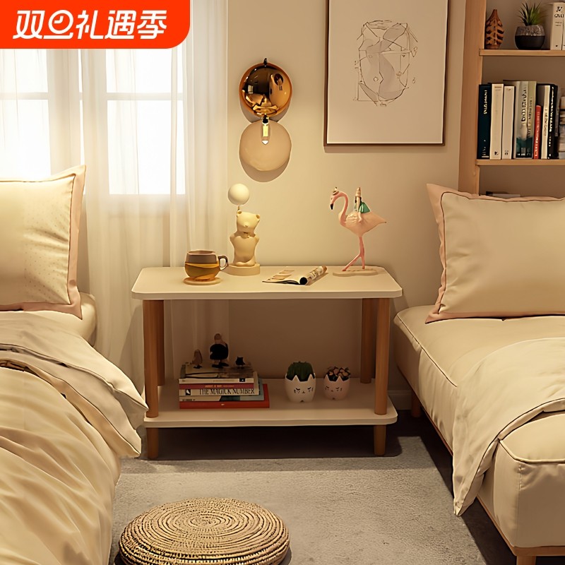 小型床头柜卧室家用夹缝迷你床边小桌子出租屋简易沙发边几置物架