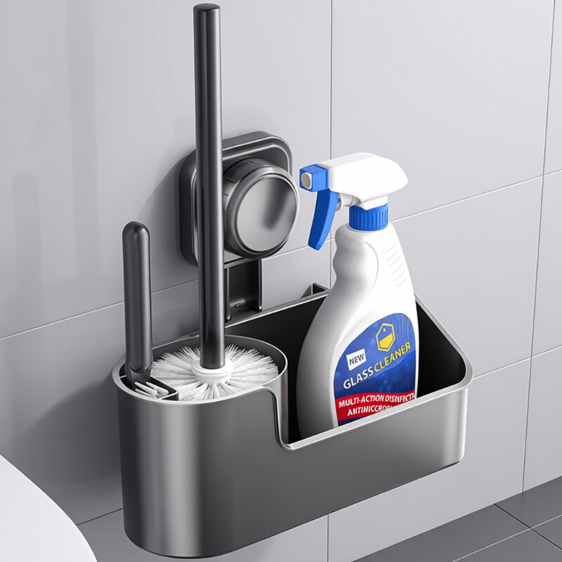 新款吸盘卫生间马桶刷厕所刷子神器家用壁挂式套装收纳无死角浴室