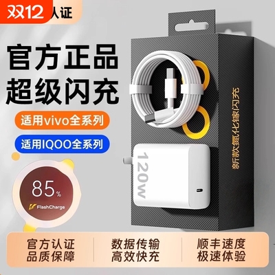 120W充电器原数据线套装