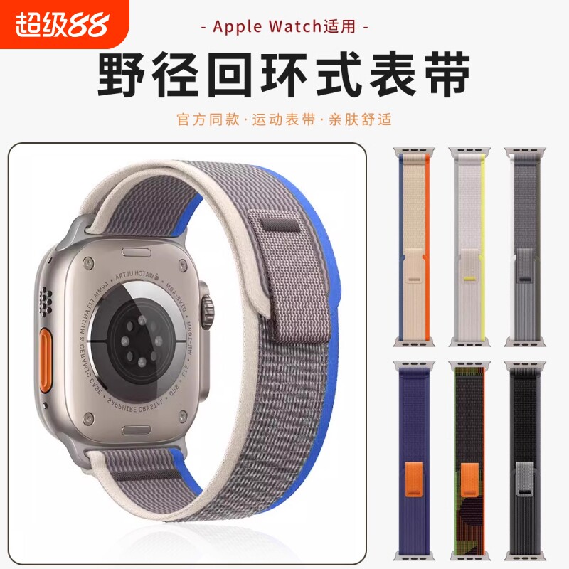 适用AppleWatch官网同款磁吸表带图片