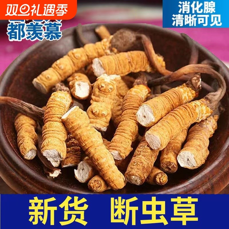 冬虫夏草5克虫草超值干滋补养选西藏大断草泡酒打粉煲汤药材