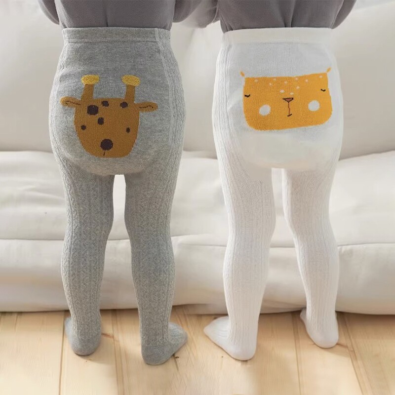 宝宝大PP打底裤婴儿纯棉春秋季裤袜男女童连裤袜幼儿童屁屁连体袜