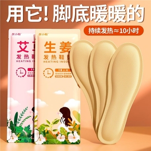 发热鞋 垫可行走暖足贴暖脚底热垫 垫女自发热免充电自加热鞋