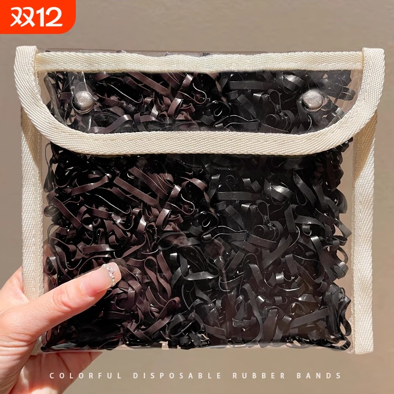 加粗发绳高弹力黑色|174人收藏