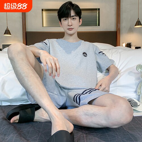 纯棉短袖短裤家居服|千人加购