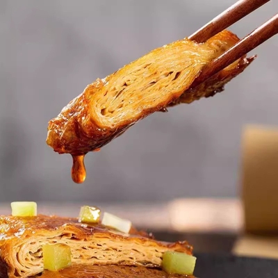五贤斋素排骨佛家斋菜豆制品即食素食小吃手撕素肉小零食素牛肉