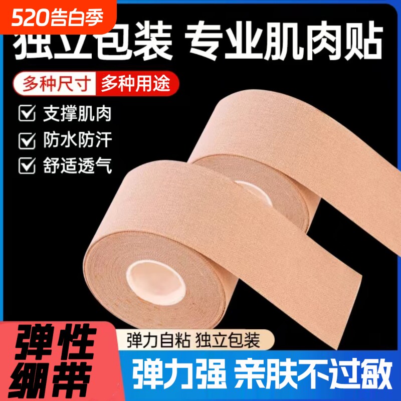 脸部肌肉绷带提拉面部肌肉胶带专用法令抬头纹提拉紧致胶带